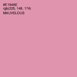 #E194AE - Mauvelous Color Image