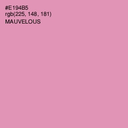 #E194B5 - Mauvelous Color Image