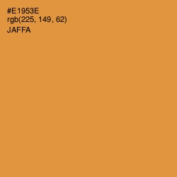 #E1953E - Jaffa Color Image