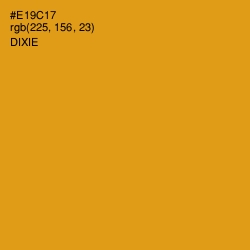 #E19C17 - Dixie Color Image