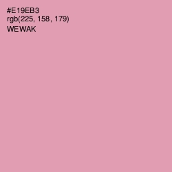 #E19EB3 - Wewak Color Image