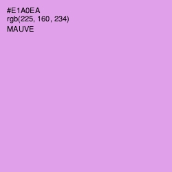 #E1A0EA - Mauve Color Image