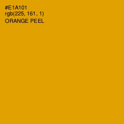 #E1A101 - Orange Peel Color Image