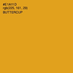 #E1A11D - Buttercup Color Image