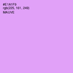#E1A1F9 - Mauve Color Image