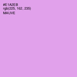 #E1A2EB - Mauve Color Image