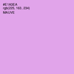 #E1A3EA - Mauve Color Image