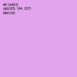 #E1A4ED - Mauve Color Image