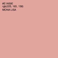 #E1A59E - Mona Lisa Color Image