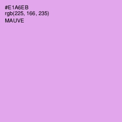 #E1A6EB - Mauve Color Image