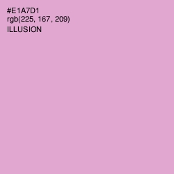 #E1A7D1 - Illusion Color Image