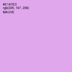 #E1A7EC - Mauve Color Image