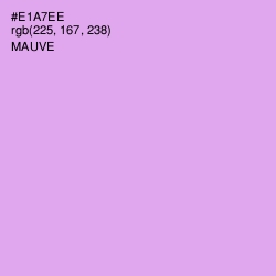 #E1A7EE - Mauve Color Image