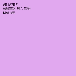 #E1A7EF - Mauve Color Image