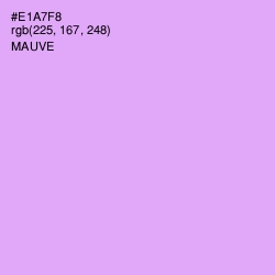 #E1A7F8 - Mauve Color Image