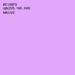 #E1A8F9 - Mauve Color Image