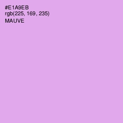 #E1A9EB - Mauve Color Image