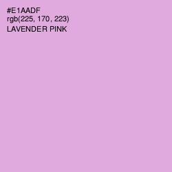 #E1AADF - Lavender Pink Color Image