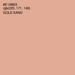 #E1AB95 - Gold Sand Color Image