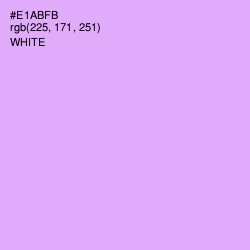 #E1ABFB - Mauve Color Image