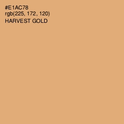 #E1AC78 - Harvest Gold Color Image