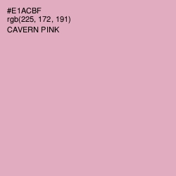 #E1ACBF - Cavern Pink Color Image