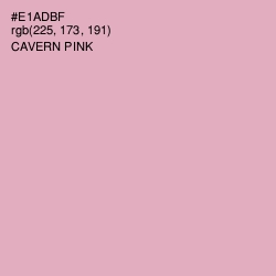 #E1ADBF - Cavern Pink Color Image