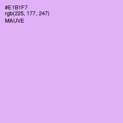 #E1B1F7 - Mauve Color Image
