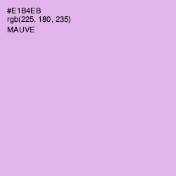 #E1B4EB - Mauve Color Image