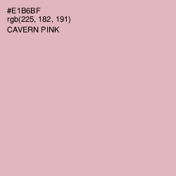 #E1B6BF - Cavern Pink Color Image
