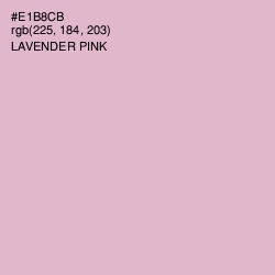 #E1B8CB - Lavender Pink Color Image