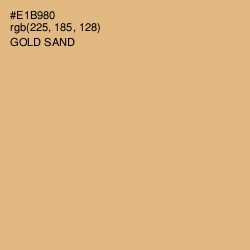#E1B980 - Gold Sand Color Image