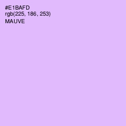 #E1BAFD - Mauve Color Image