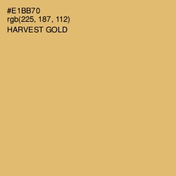#E1BB70 - Harvest Gold Color Image