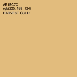 #E1BC7C - Harvest Gold Color Image