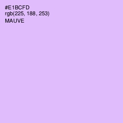 #E1BCFD - Mauve Color Image