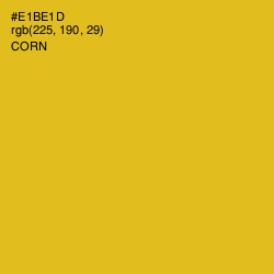 #E1BE1D - Corn Color Image