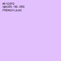 #E1C0FD - French Lilac Color Image