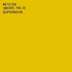 #E1C100 - Supernova Color Image