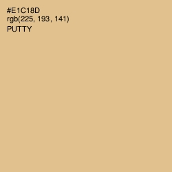 #E1C18D - Putty Color Image