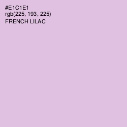 #E1C1E1 - French Lilac Color Image