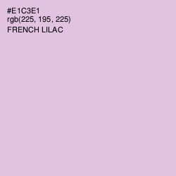 #E1C3E1 - French Lilac Color Image