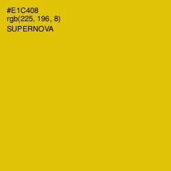 #E1C408 - Supernova Color Image