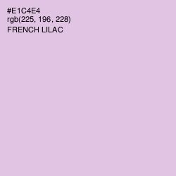 #E1C4E4 - French Lilac Color Image