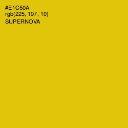 #E1C50A - Supernova Color Image