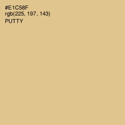 #E1C58F - Putty Color Image