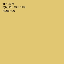 #E1C771 - Rob Roy Color Image