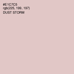 #E1C7C5 - Dust Storm Color Image