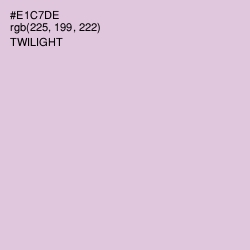#E1C7DE - Twilight Color Image