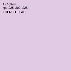 #E1CAE4 - French Lilac Color Image